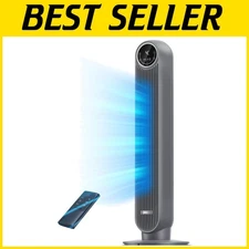 Remote Control Floor Fan with 90° Oscillation & Timer - Perfect for Bedrooms