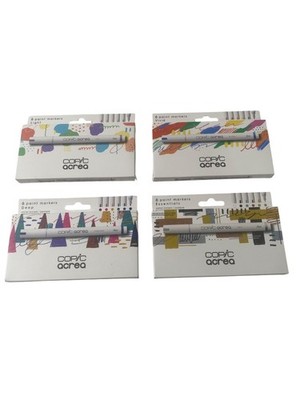 Copic ACREA 6-Piece Water-Based  4 Marker Sets - Light Vivid Deep & Essentials