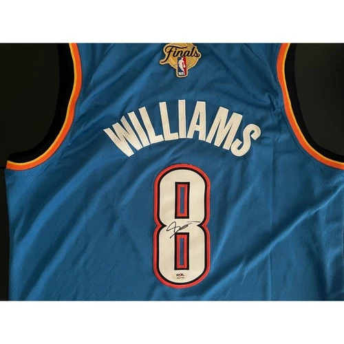 Jalen Williams Signed Oklahoma City Thunder NBA Finals Jersey PSA/DNA