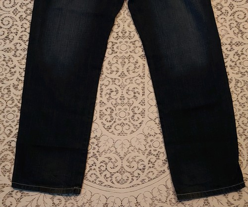 Southpole Jeans Mens 38 x 33 Dark Blue Denim Wide Leg Baggy Y2K Great Condition - Picture 7 of 8