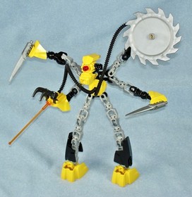 Lego Hero Factory 6229  XT4 - Complete Bionicle Figure with All Weapons + Manual
