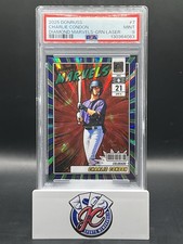CHARLIE CONDON - 2025 Donruss Diamond Marvels Green Laser PSA 9