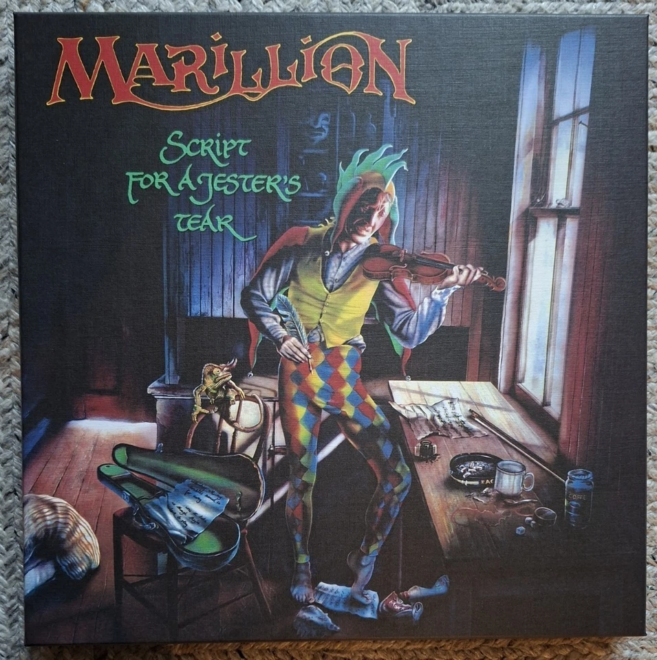 Marillion "Script For A Jester's Tear" Vinyl x 4 Signed Fish Genesis Mint Minus - Image 3 of 4