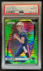 2024 Prizm Drake Maye RC Neon Green Pulsar #329 Patriots PSA 10