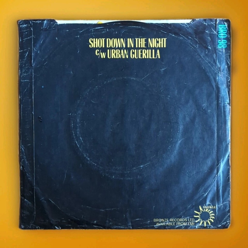 Hawkwind Live - Shot Down In The Night ... Vinyl 7