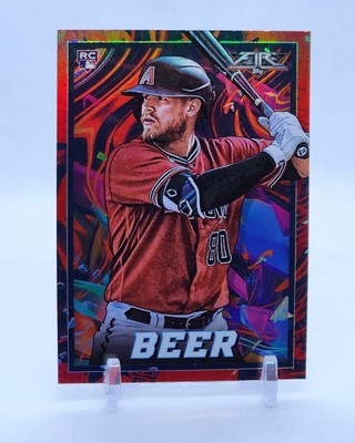 2022 Topps Fire SETH BEER Red Flame RC DIAMONDBACKS #39