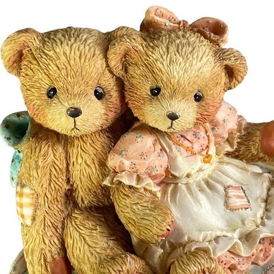 Cherished Teddies Nathaniel and Nellie It's Twice As Nice With You Figurine 1991
