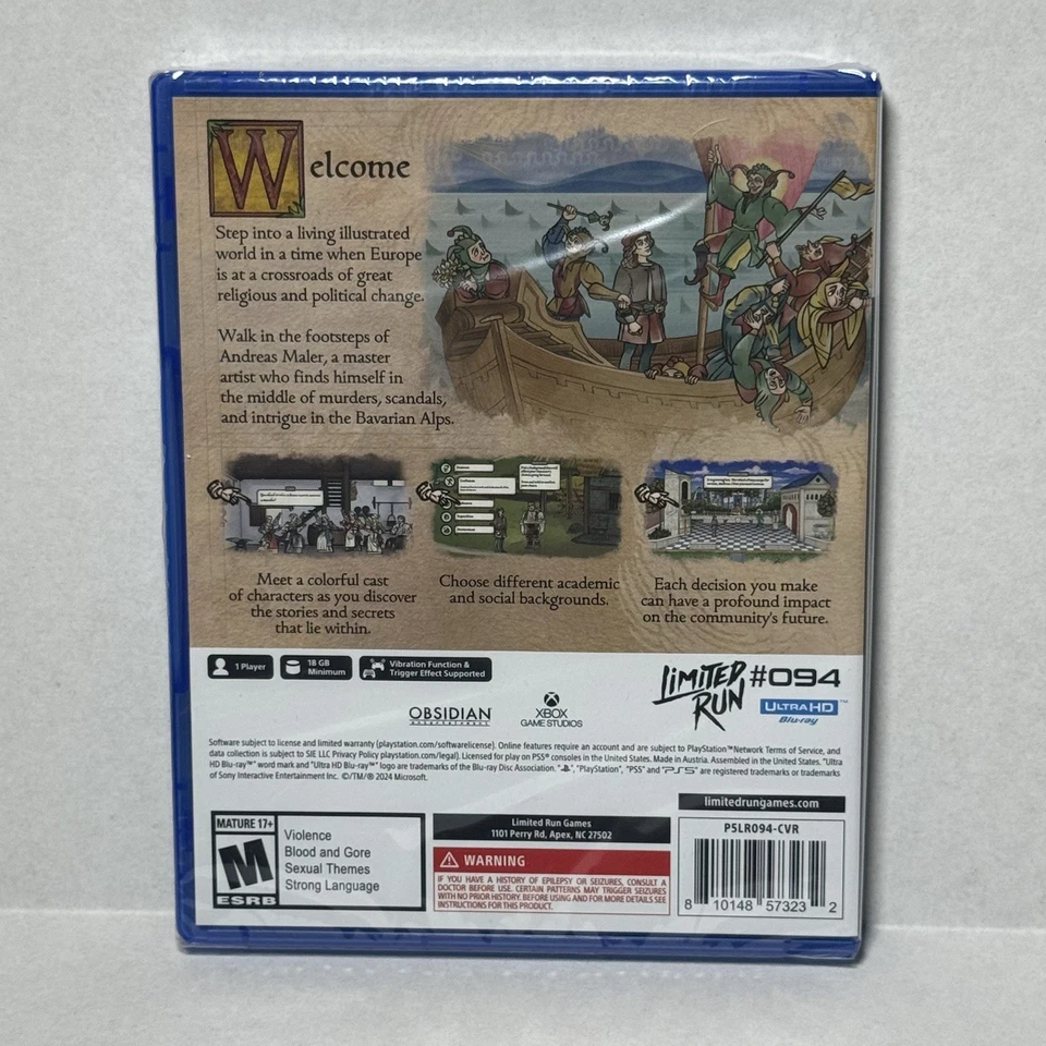 Pentiment (Sony PlayStation 5 - PS5) Limited Run Games #94 LRG - Image 2 of 2