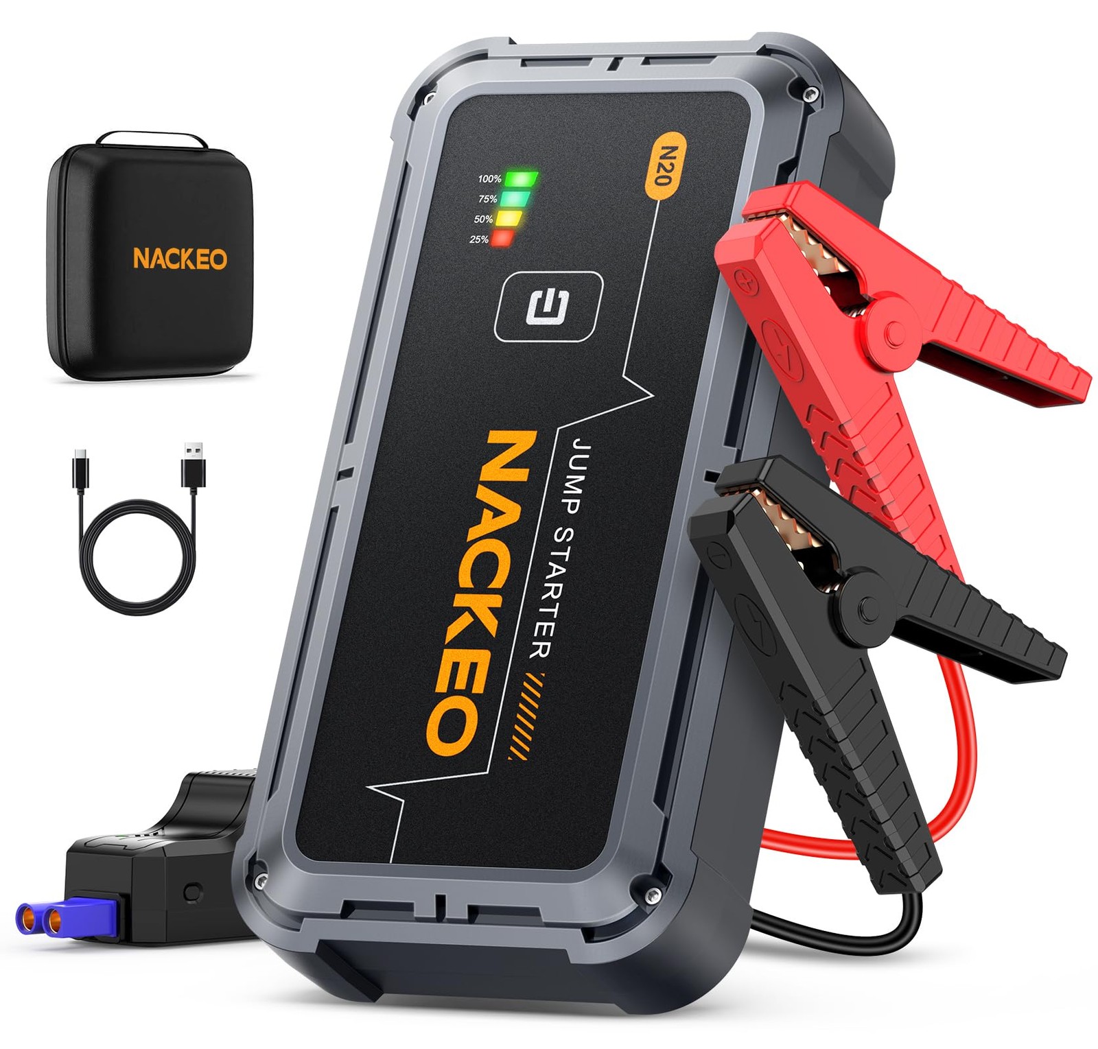 Offerta Avviatore Batteria 7000A - Il Più Potente per Auto e Moto