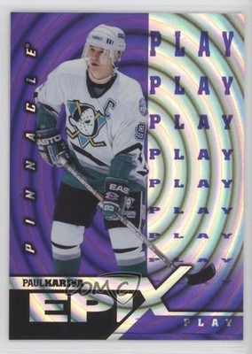 1997-98 Pinnacle Epix Purple Play Paul Kariya #E19 HOF 07vd