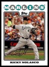 2008 Topps Ricky Nolasco Florida Marlins #578