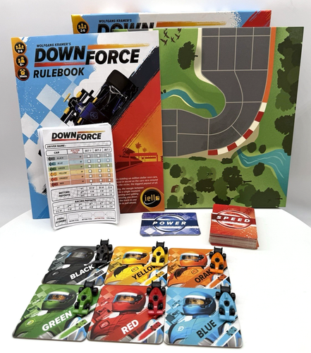 DownForce Board Game High Stakes Speed 2017 Restoration Games COMPLETE ...