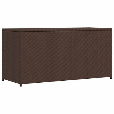 Outdoor Storage Box Deck Box with Lid Patio Cabinet Storage Chest Brown vidaXL