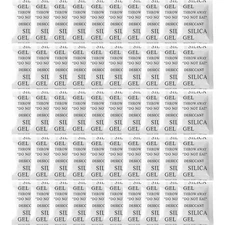 Silica Gel Packets, 50PCS 5 Gram Premium Transparent Desiccant Packs for Storage