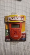 Radica Pocket Poker Handheld Electronic Game 2 Games Draw  Deuces New Sealed 