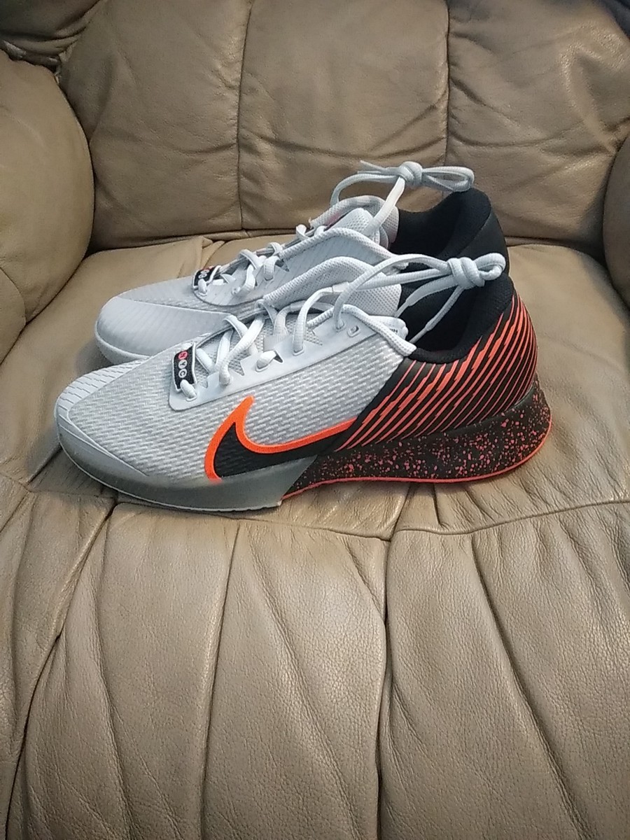 Nike Zoom Vapor Pro 2 HC 'NYC' Orange Gray Tennis Sneakers