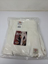 Dickies Professional Painters Pants, White, Size 34X32 - BRAND NEW with Tags