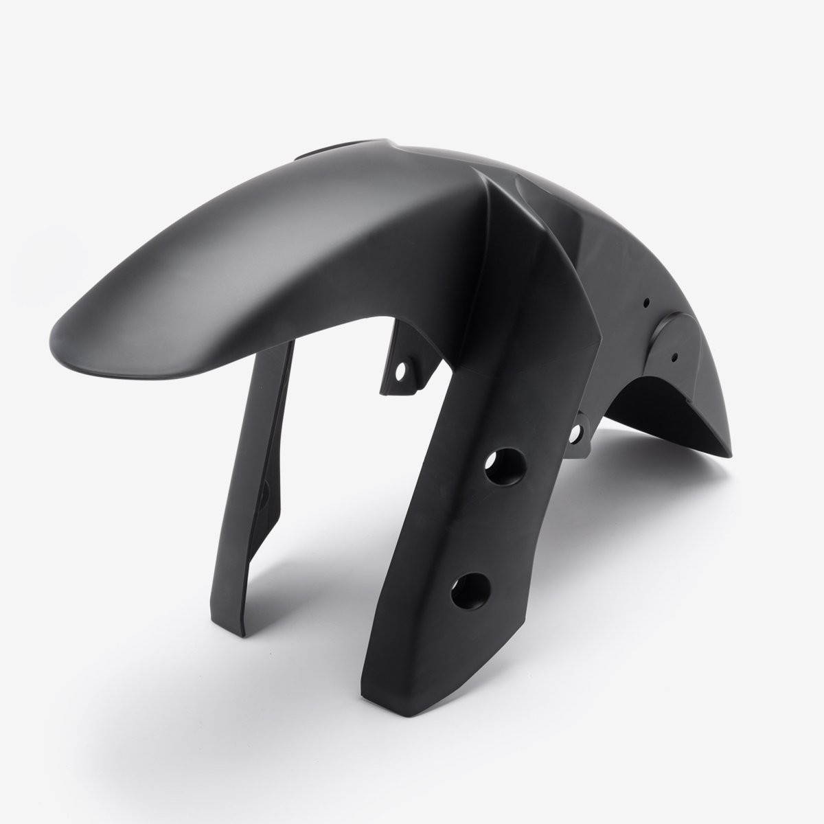 Front Mudguard Black for KY500X-E5 Easy Installation Street Motorcycle MGF424