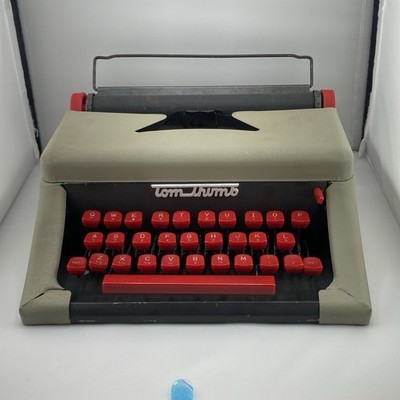 Vintage, Working Tom Thumb 1950s Child s Typewriter - With Original Box