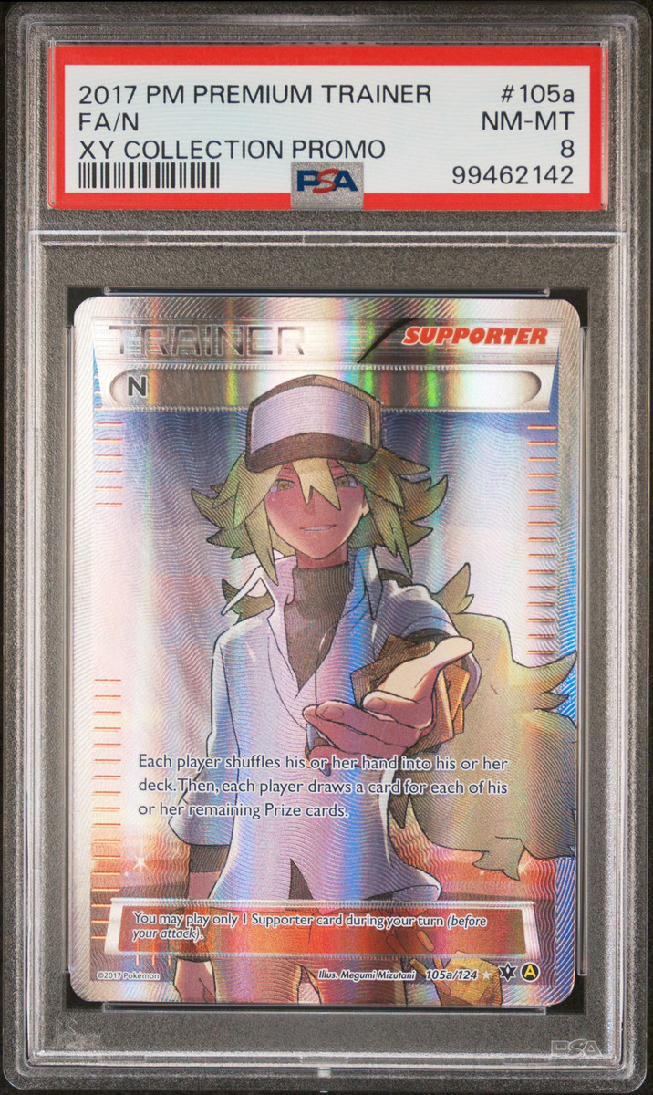 2017 POKEMON PREM TRAINER XY COLL PROMO #105A FULL ART/N PSA 2017 POKEMON PREM TRAINER XY COLL PROMO #105A FULL ART/N PSA