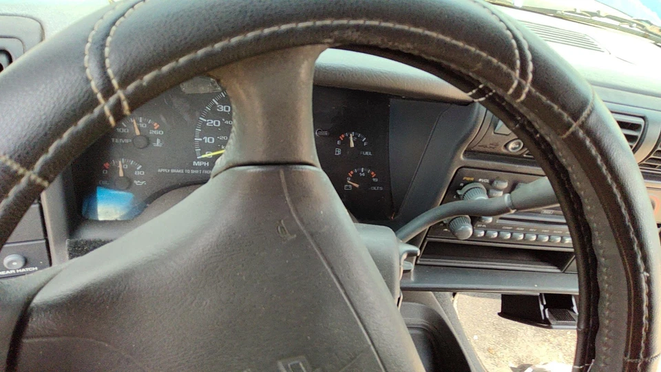 1996 1997 1998 S10 Blazer Steering Wheel Oem Gray 16759293 - Image 3 of 4