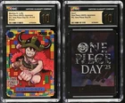 Monkey D. Luffy P-110 & DON Card SET CGC 10 Pristine 2025 One Piece Day 25 Japan