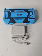 Nintendo DSi Light Blue Handheld Console Game System /w Charger in Nerf Case