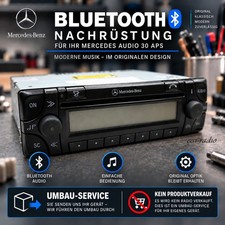 Bluetooth Nachr&uuml;stung Umbau f&uuml;r Mercedes Audio 30 APS BE4705 Modernisierung BT