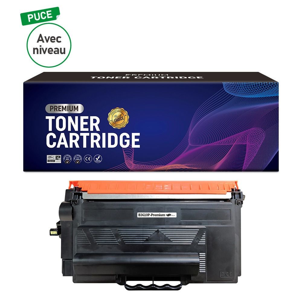 Cartouche toner B3610P-Premium compatible TN-3610 pour grands volumes de devis