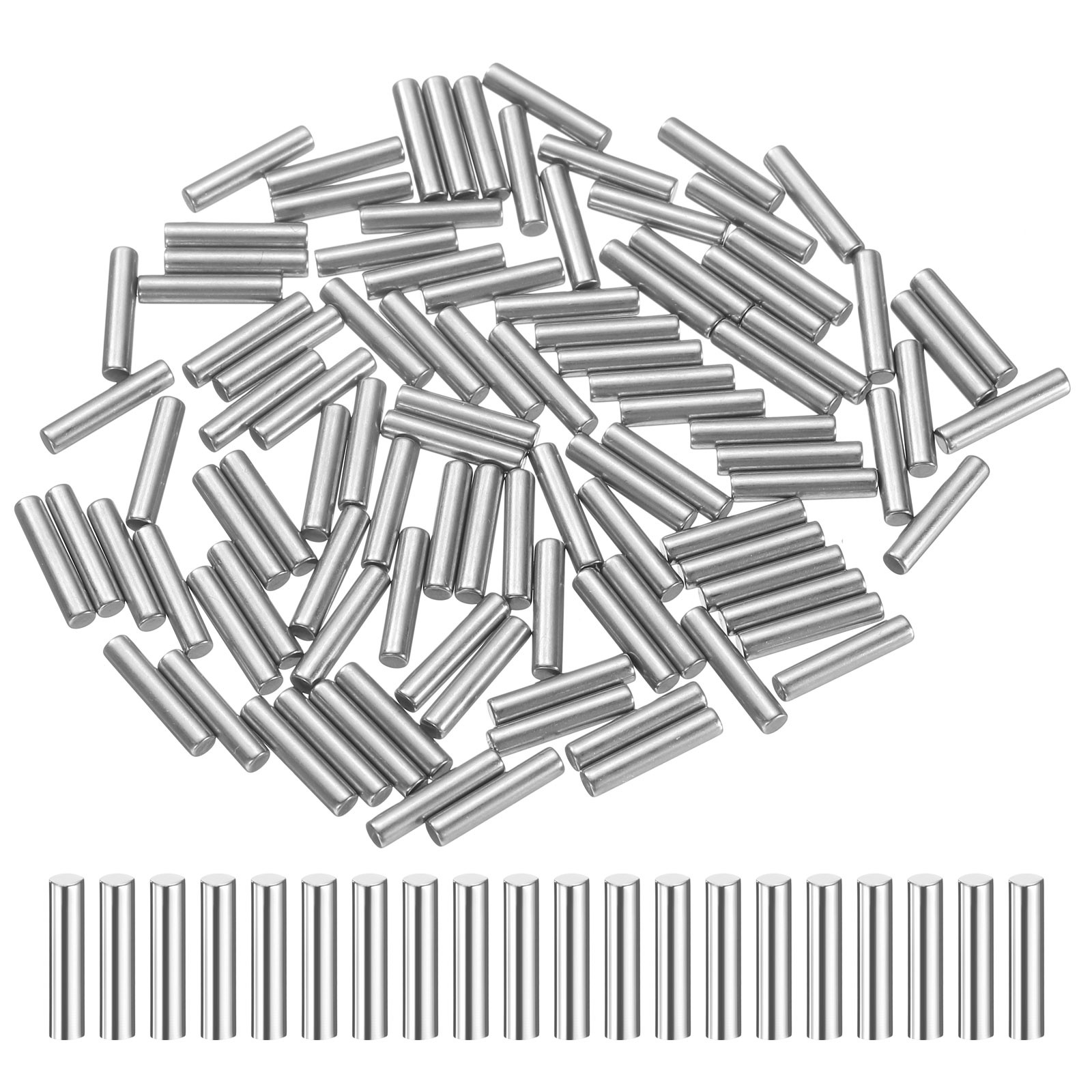 100pcs 2.5x12mm Dowel Pins Bearing Steel Cylindrical Dowel Pins Metal Shelf Pegs