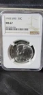 1965 SMS Kennedy 50c Half Dollar NGC MS 67