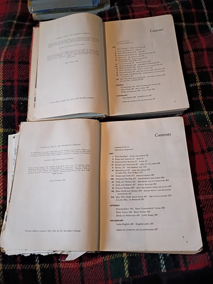 lot of 2 Latin For Americans 1 (1956, macmillan) - Image 3 of 4