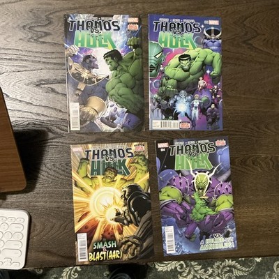Marvel Thanos vs Hulk #1-4. Full series. Starlin. IOO 9.2-9.4