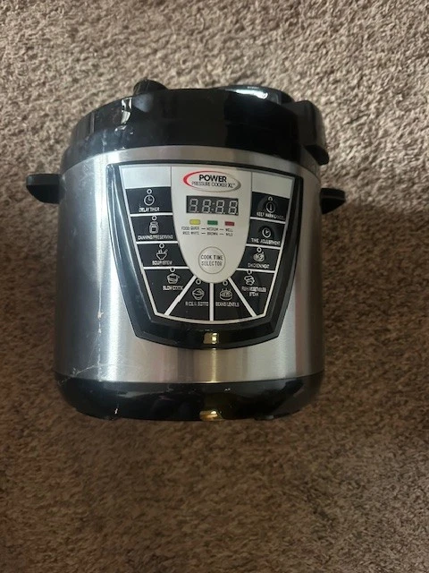 Power Pressure Cooker XL Electric Pressure Cooker Stainless Steel Pot 6 quart
Opens in a new window
