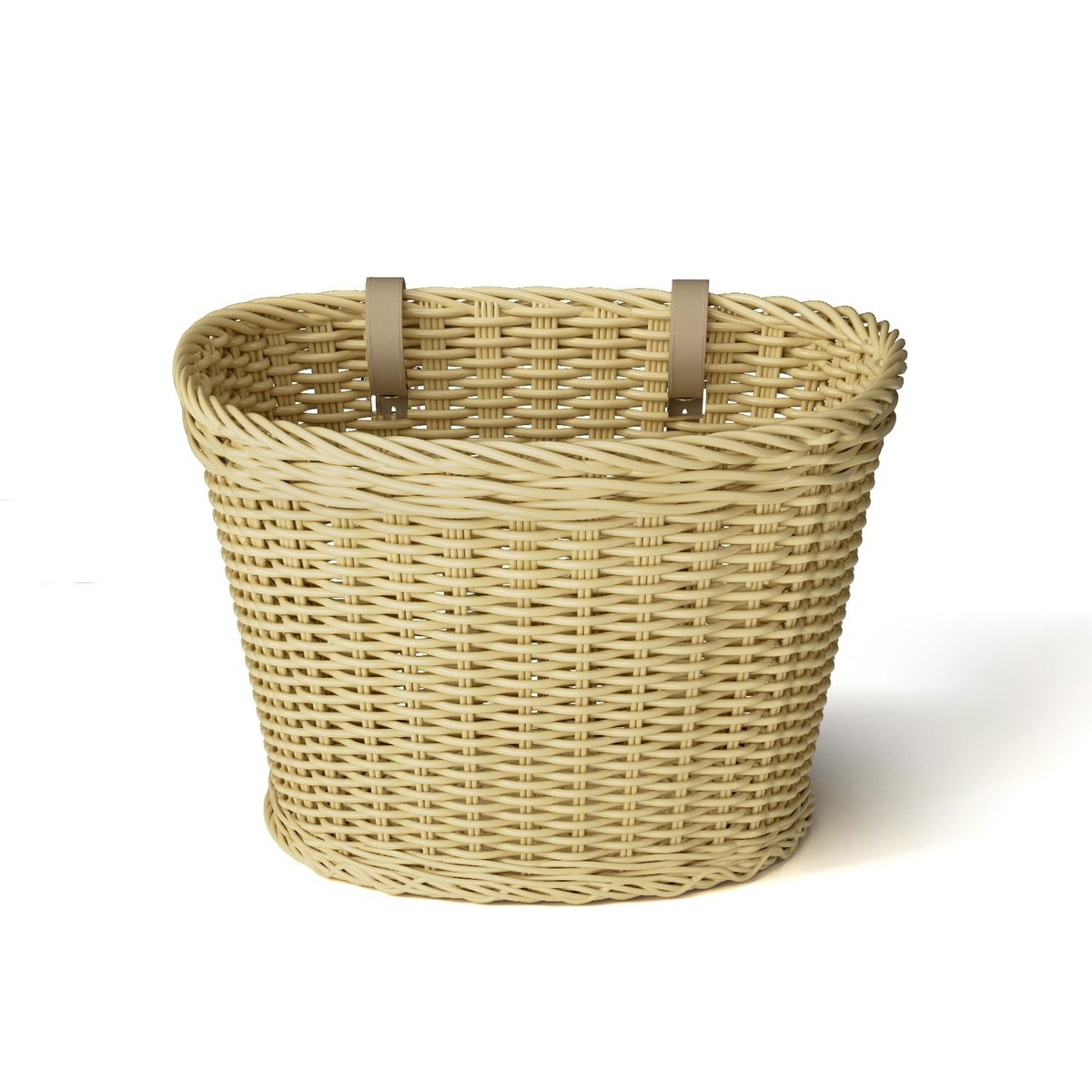electra wicker bicycle basket Plastic Woven Carry your cargo in style You have things Electra Rattan Panniers with Liner
