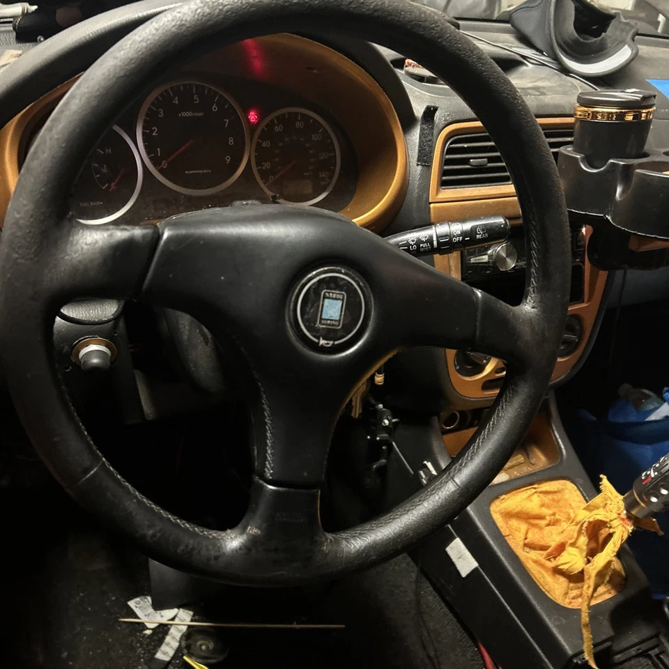 SUBARU IMPREZA LEGACY NARDI STEERING WHEEL WRX STI 22B JDM GC8 GF8 Type RA - Image 3 of 4