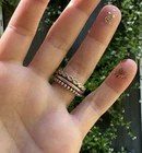 Pandora 925 Sterling Silver Stackable Rings Set 3 Vintage Bands