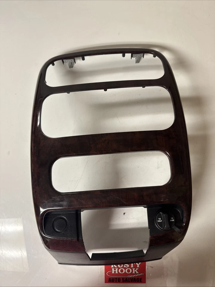 2000 Chrysler Concorde Center Dash Bezel Climate Foto 2 de 4