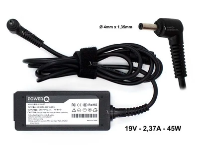 POWERQ Alimentatore Caricabatteria 4,0x1,35mm Per Asus R301UA X556U X554U X540LA X540SA