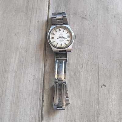 Omega Seamaster Cosmic 2000 Herren Armbanduhr Edelstahl Silber Datumsanzeige