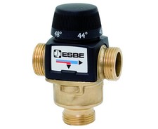 VALVOLA DEVIATRICE TERMOSTATICA A TRE VIE TARATURA VARIABILE 1 REGOLABILE DA ...