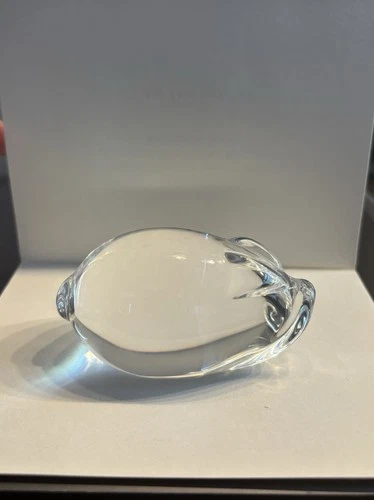 Steuben Glass- Signed Pig Handwarmer