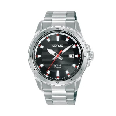 Orologio solo tempo uomo Lorus Sports RL439BX-9 con cassa e bracciale in acciaio argentato