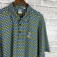 Cutter & Buck Oakcreek CC Vibrant Colorful Performance Golf Polo Men 2XL Stretch