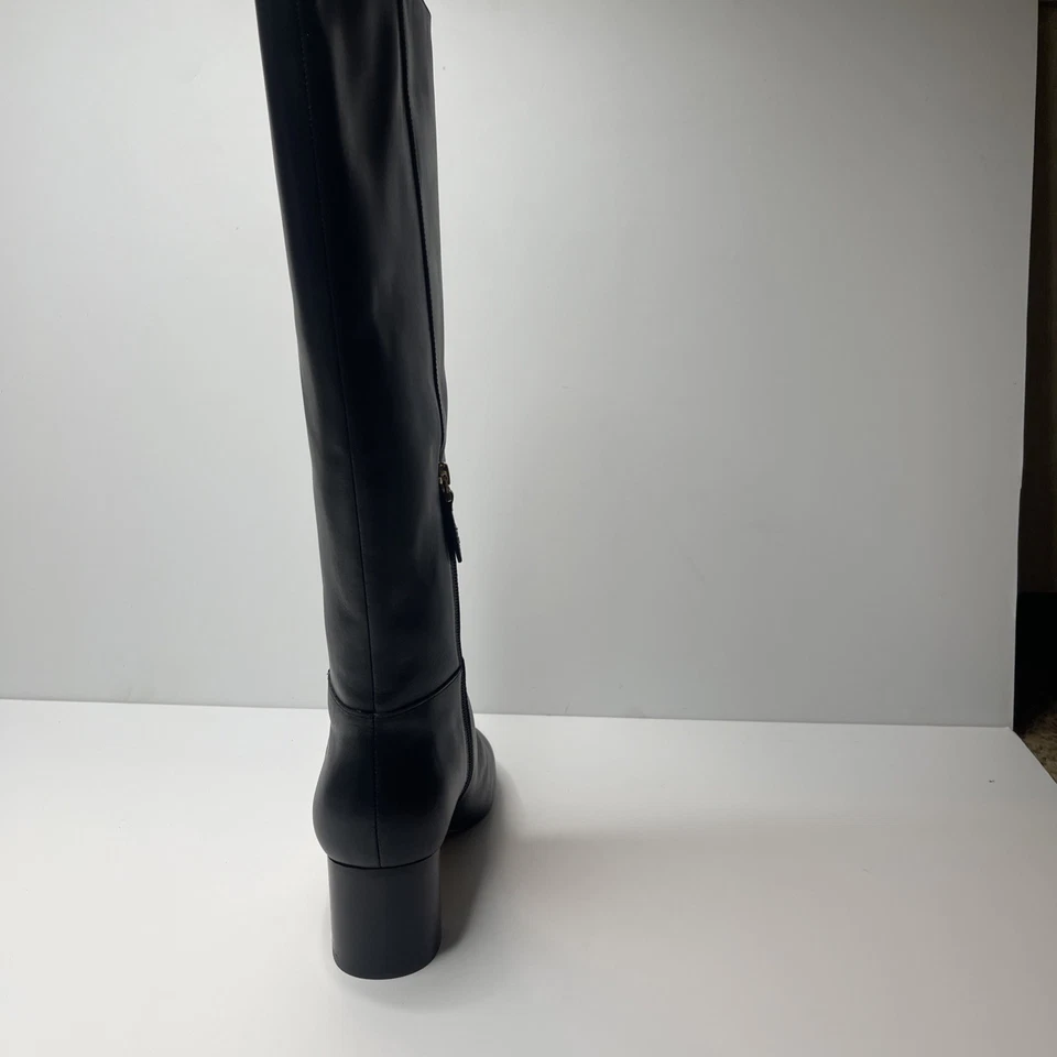 Botas Talbots altas de cuero negras para mujer talla 10 NUEVAS Foto 4 de 4
