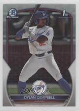 2023 Bowman Draft Chrome Refractor Dylan Campbell #BDC-181 0nr3