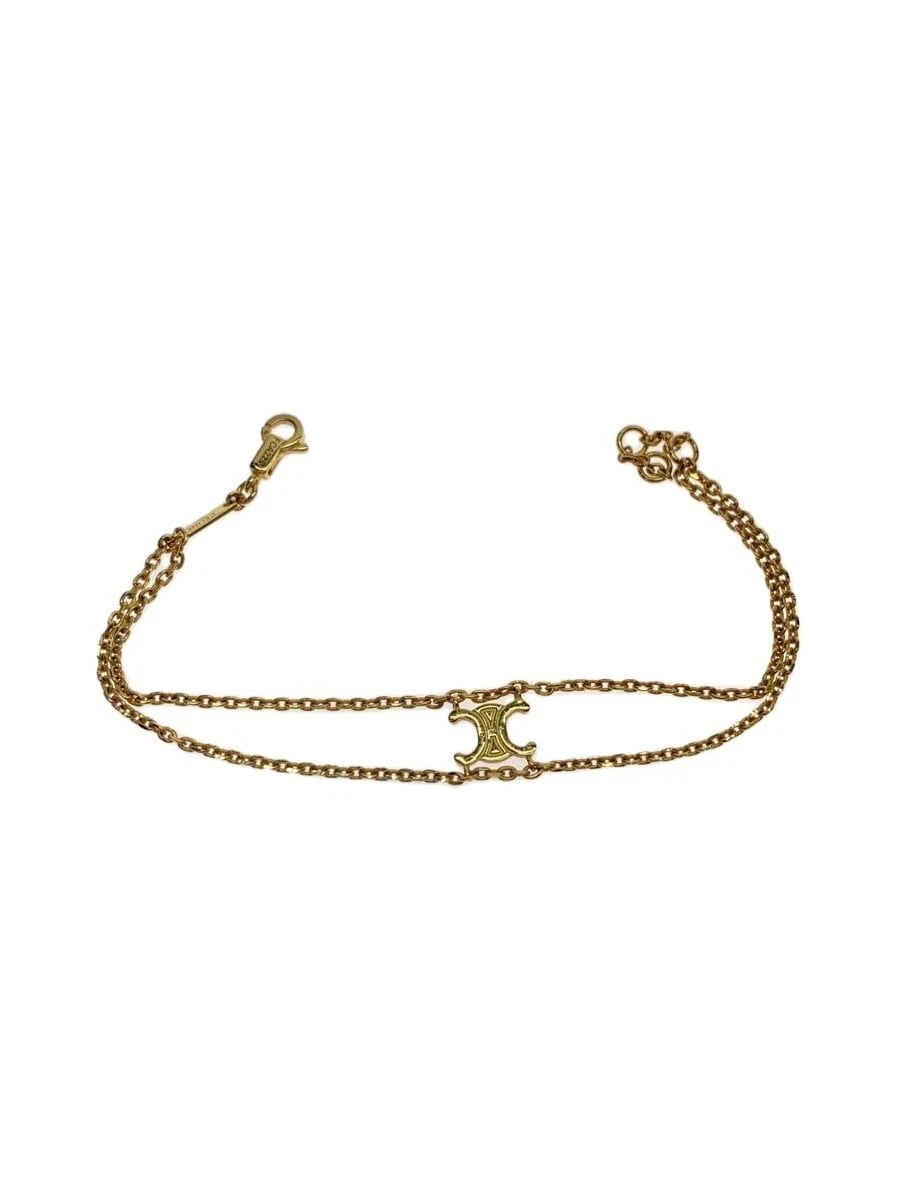 Bracciale CELINE Triomphe bretelle oro donna 460CD6BRA.35OR