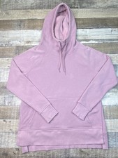 ATHLETA Cozy Karma Longer Hoodie Hooded Sweatshirt Womens Small Pink Athliesure
