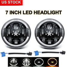 2pcs 7 Inch Led Headlights Star Halo Drl Projector For Mazda Miata Mx-590-97 2pcs 7 Inch Led Headlights Star Halo Drl Projector For Mazda Miata Mx-590-97