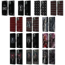 OFFICIAL ANNE STOKES GOTHIC LEATHER BOOK WALLET CASE FOR APPLE iPHONE PHONES